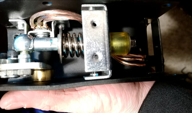 analogue sensor inside clubsport handbrake