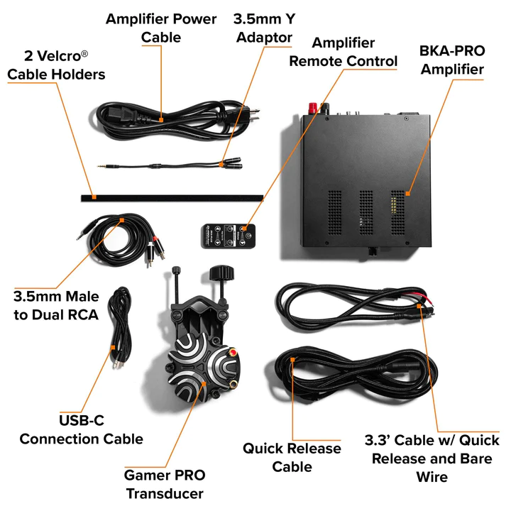 ButtKicker Gamer PRO | More Powerful Haptic Transducer w/ Power Amplifier – ButtKicker Haptics