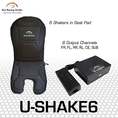 U-Shake6 (includes SRS License for Bass Shaker) | Sim Racing Studio